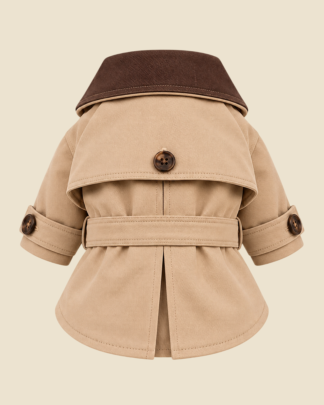 Trench coat back view